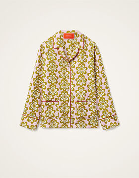 Pajama Shirt La DoubleJ: Caper Pink SHI0077SIL001