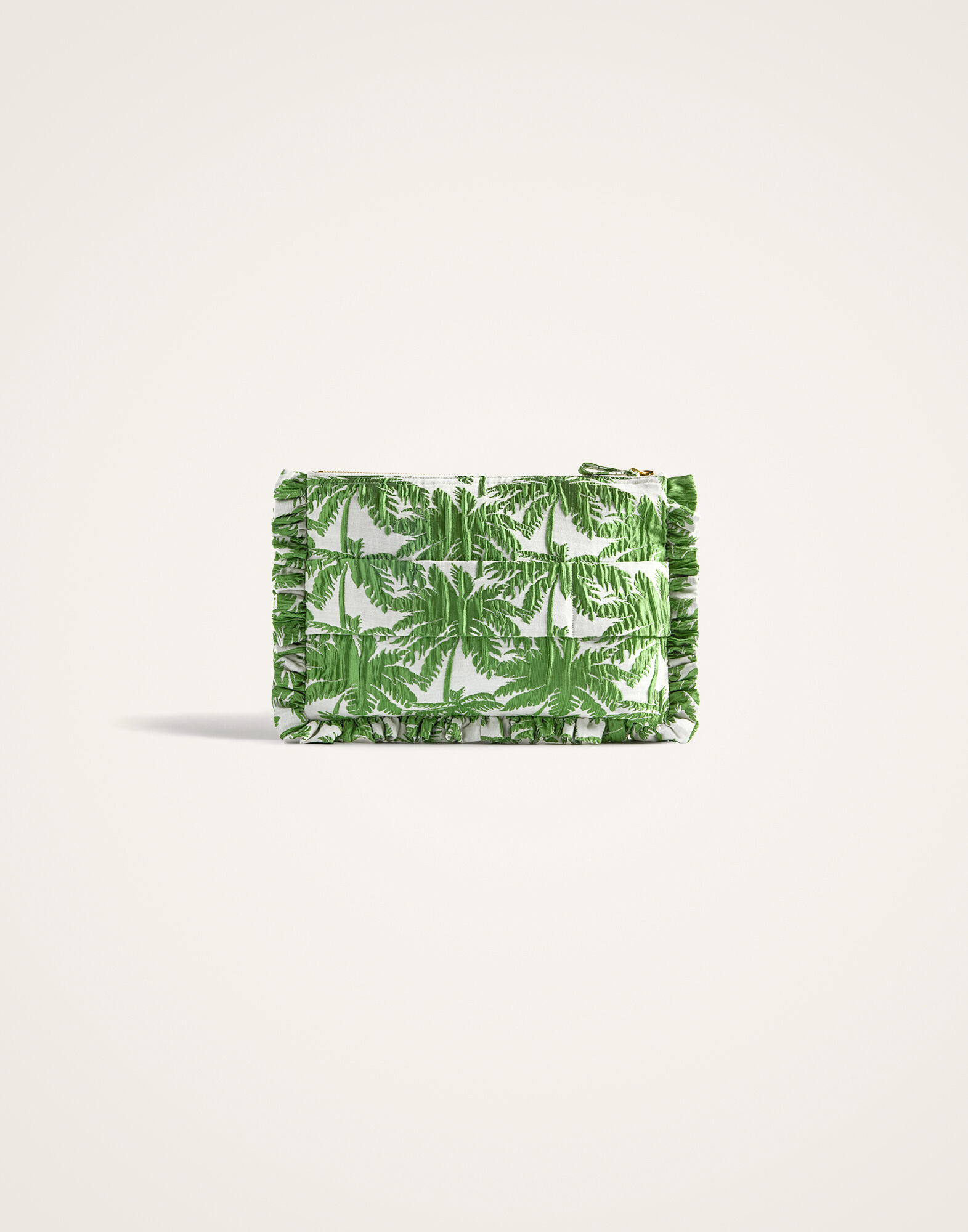 Hand Pochette La DoubleJ: Tropicana White BAG0059JCQ112