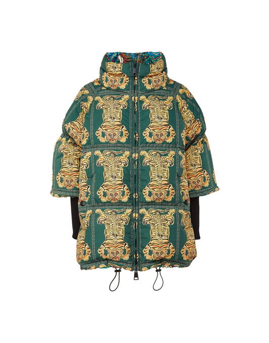 Reversible St. Moritz Jacket La DoubleJ: Tiger Tiles Reversible St. Moritz Jacket La DoubleJ: Tiger Tiles DOW0003NYL003