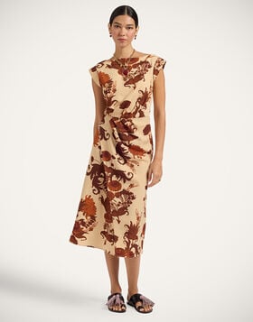 Day To Dinner Dress La DoubleJ: Coven Buttercream DRE1118WOL037