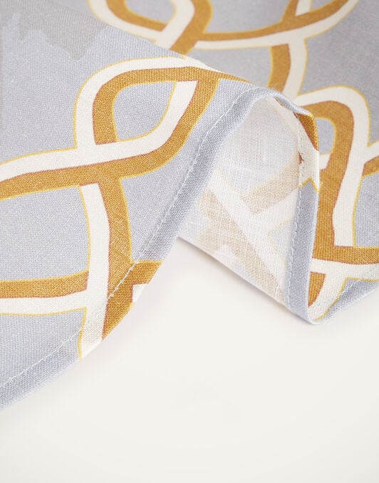 Large Napkins Set Of 2 La DoubleJ: Tackle Turquoise NAP0006LIN001