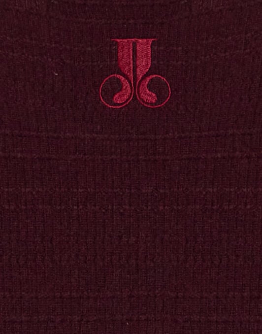 Picket Crew Neck La DoubleJ: Solid Burgundy Picket Crew Neck La DoubleJ: Solid Burgundy PUL0308KNI171