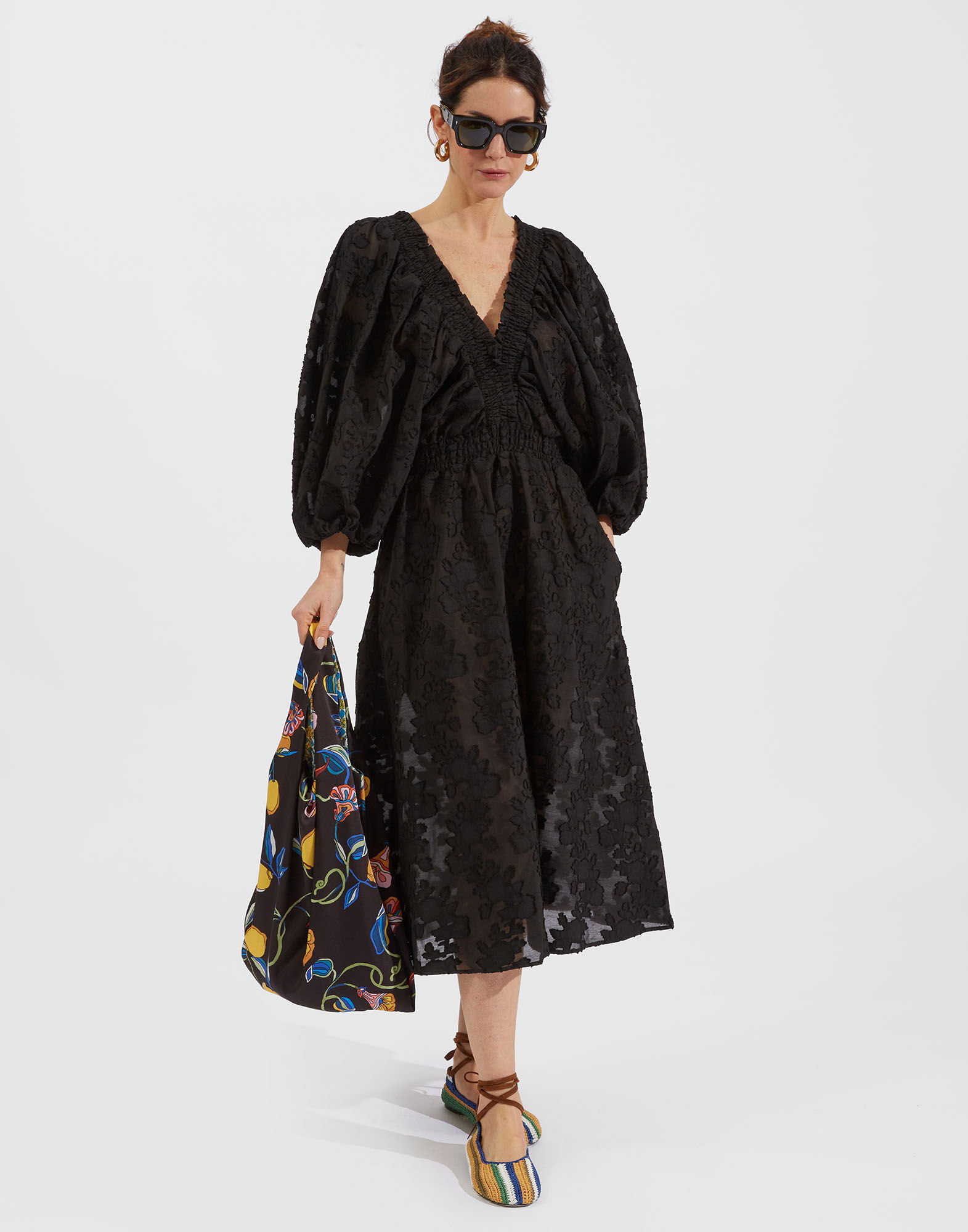 Bayside Dress La DoubleJ: Begonia Nero DRE0503JCQ044
