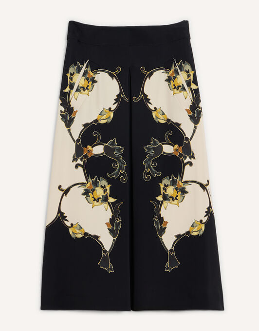 Santa Monica Skirt La DoubleJ: Buttercup Placée Black SKI0033VIS006