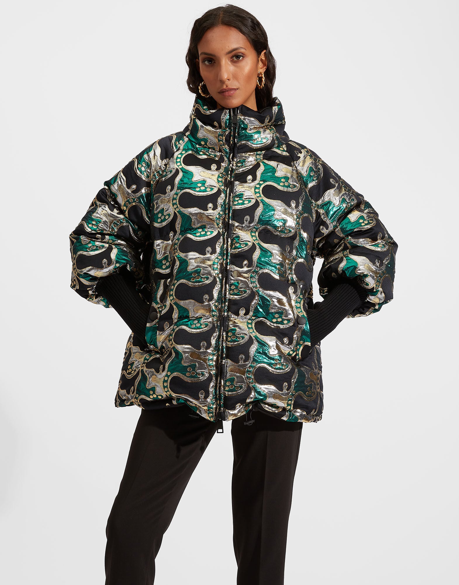 Reversible St. Moritz Jacket La DoubleJ: Spritz Verde DOW0003JCQ053