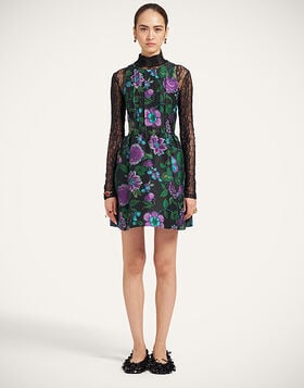 Mini Pirhouette Dress La DoubleJ: Botanical Black DRE0986JCQ144
