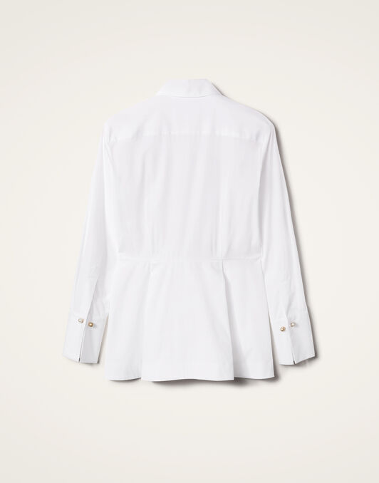 Iris Shirt La DoubleJ: Solid White Iris Shirt La DoubleJ: Solid White SHI0113COT064