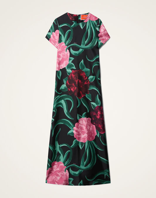 Swing Dress La DoubleJ: Peony Black Swing Dress La DoubleJ: Peony Black DRE0001SIL001