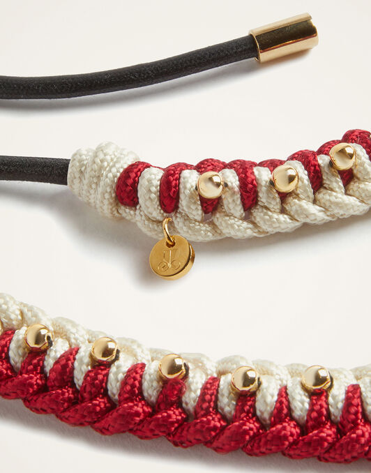 Better Together Belt La DoubleJ: Bicolor Red & Ivory Better Together Belt La DoubleJ: Bicolor Red & Ivory BEL0011ROP001