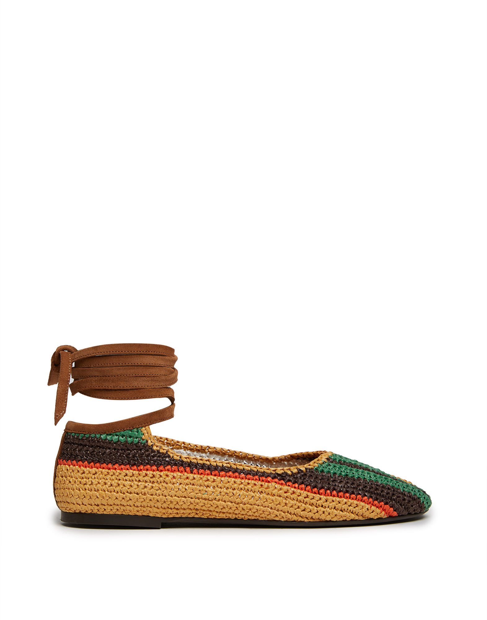 Ballerina Flats La DoubleJ: Multicolor Cioccolato Ballerina Flats La DoubleJ: Multicolor Cioccolato SHO0077FOD001