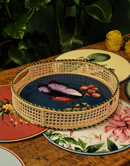 Disk Placemat La DoubleJ: Butterbird Navy PMT0016CRK001