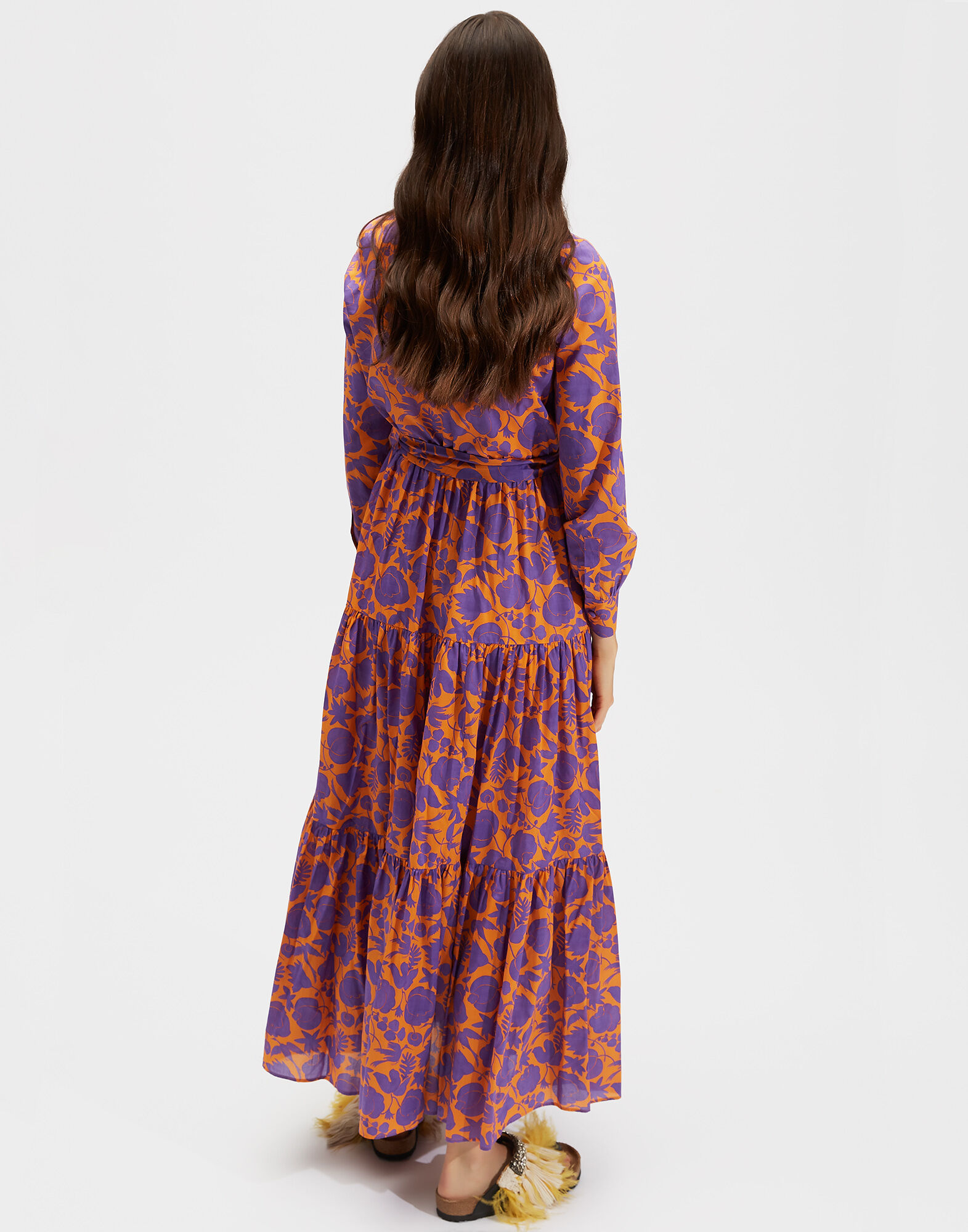 Bellini Dress La DoubleJ: Ceramica Arancio Bellini Dress LaDoubleJ: Ceramica Arancio DRE0016COT003