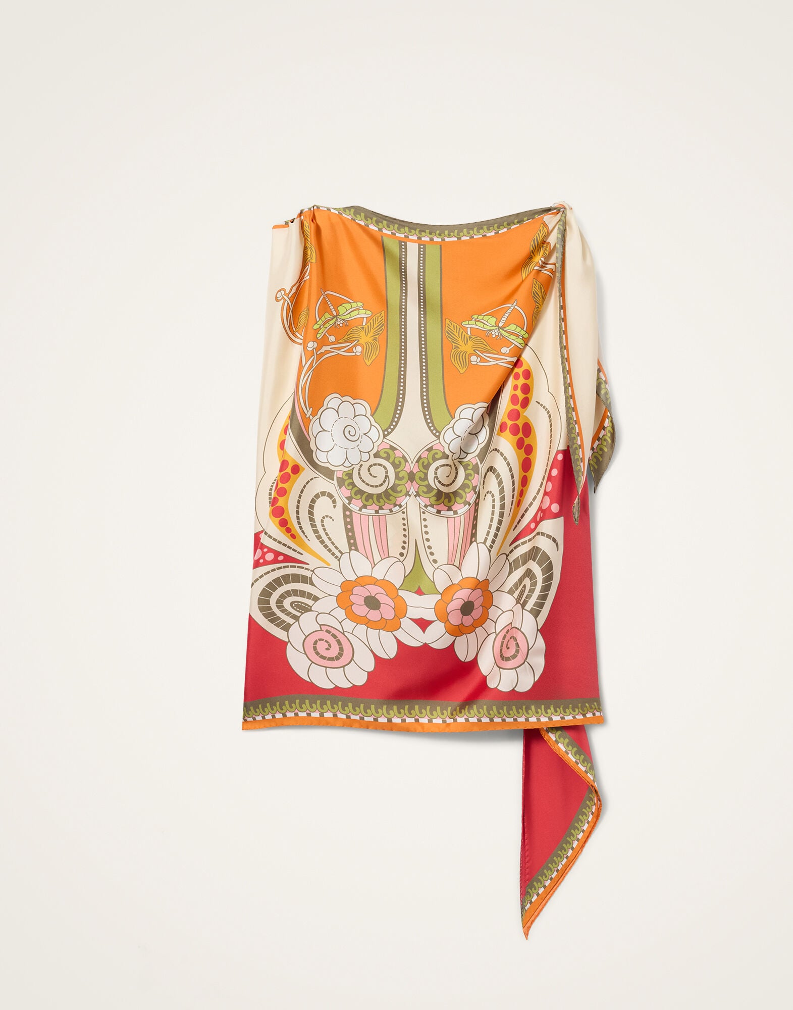 Full-On Foulard La DoubleJ: Ambrosia Placée Orange Full-On Foulard La DoubleJ: Ambrosia Placée Orange SCA0096SIL029