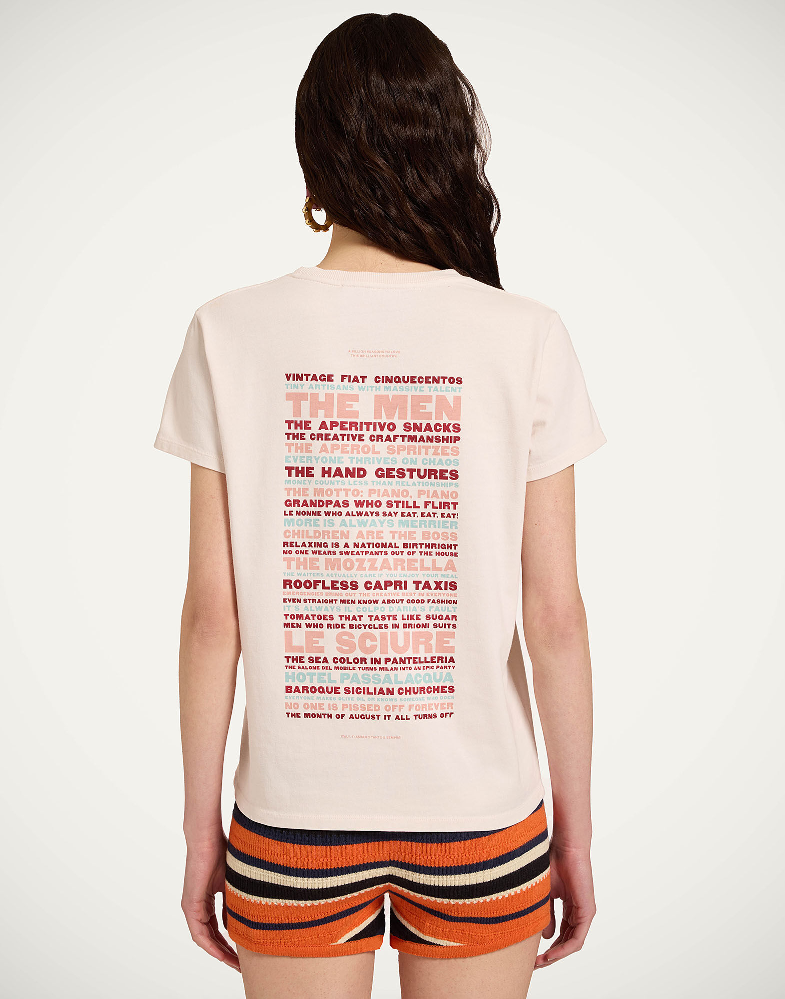 High Tee Shirt La DoubleJ: Solid Ecru High Tee Shirt La DoubleJ: Solid Ecru TSH0069JER079
