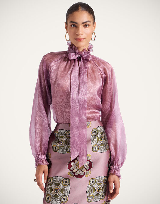 Cerere Blouse La DoubleJ: Solid Dusty Pink Cerere Blouse La DoubleJ: Solid Dusty Pink SHI0120SIL023