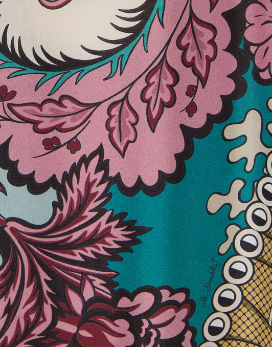 Scarf Dress La DoubleJ: Symposium Placée Light Blue DRE0964SIL009