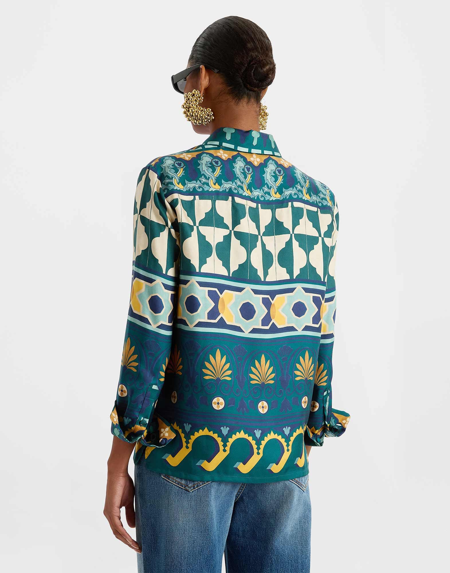 Boy Shirt La DoubleJ: Casareale Placèe Emerald SHI0040SIL006