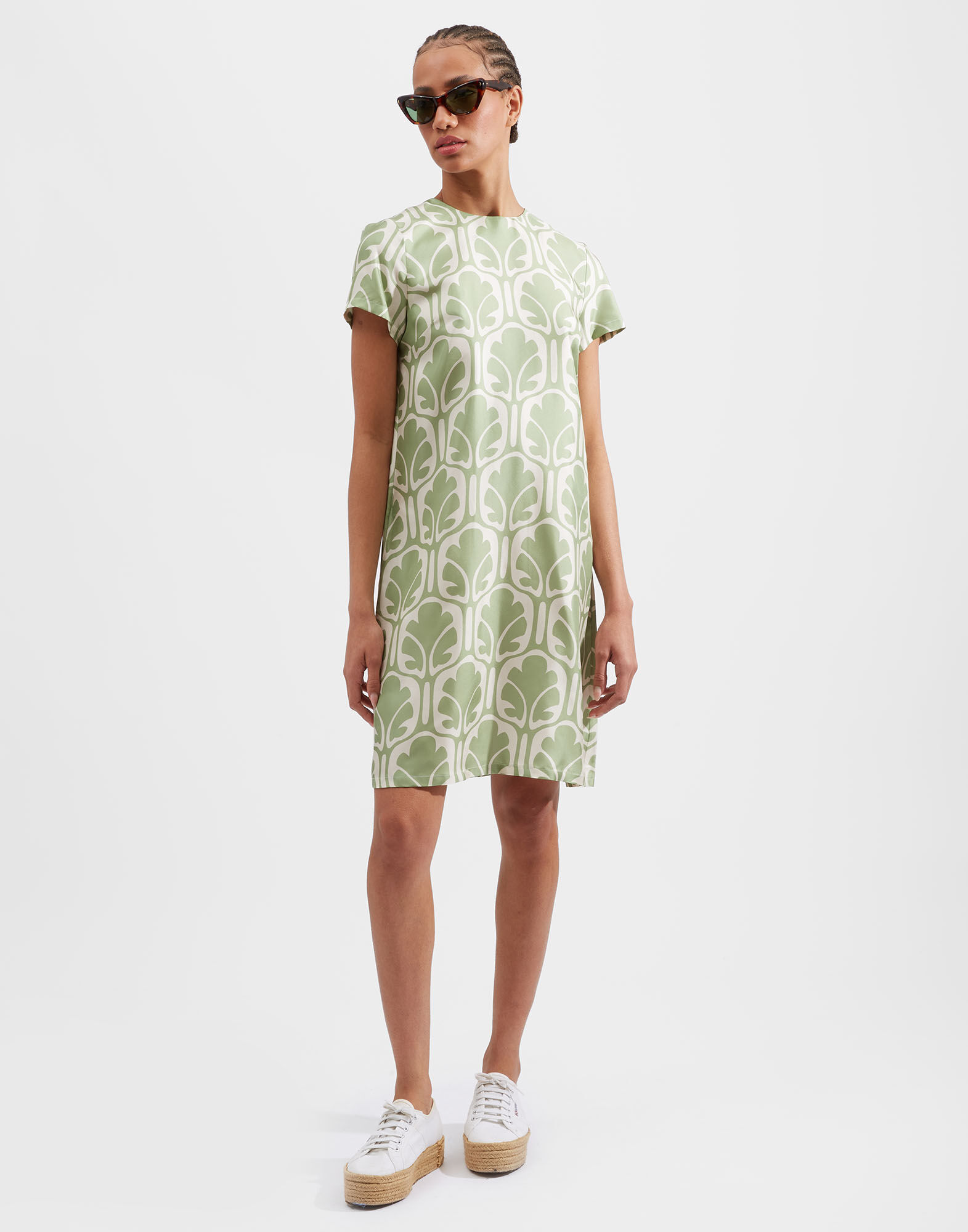 Mini Swing Dress La DoubleJ: Grove Mini Swing Dress La DoubleJ: Grove DRE0963SIL006