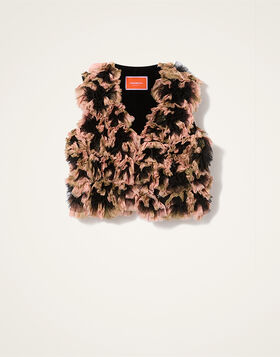 Lou Vest La DoubleJ: Multicolor Black JAC0179EMB145