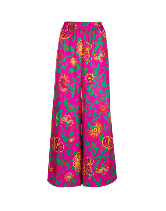 Palazzo Pants La DoubleJ: Dragon Flower Fucsia Palazzo Pants LaDoubleJ: Dragon Flower Fucsia TRO0003SIL001
