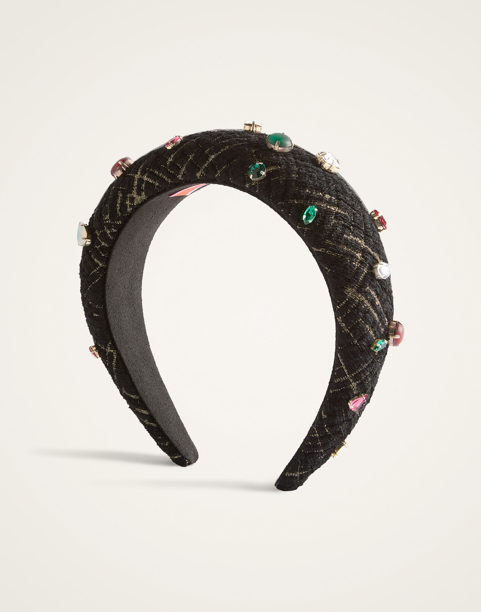 Medici Headband La DoubleJ: Bicolor Black HEB0026WOL040
