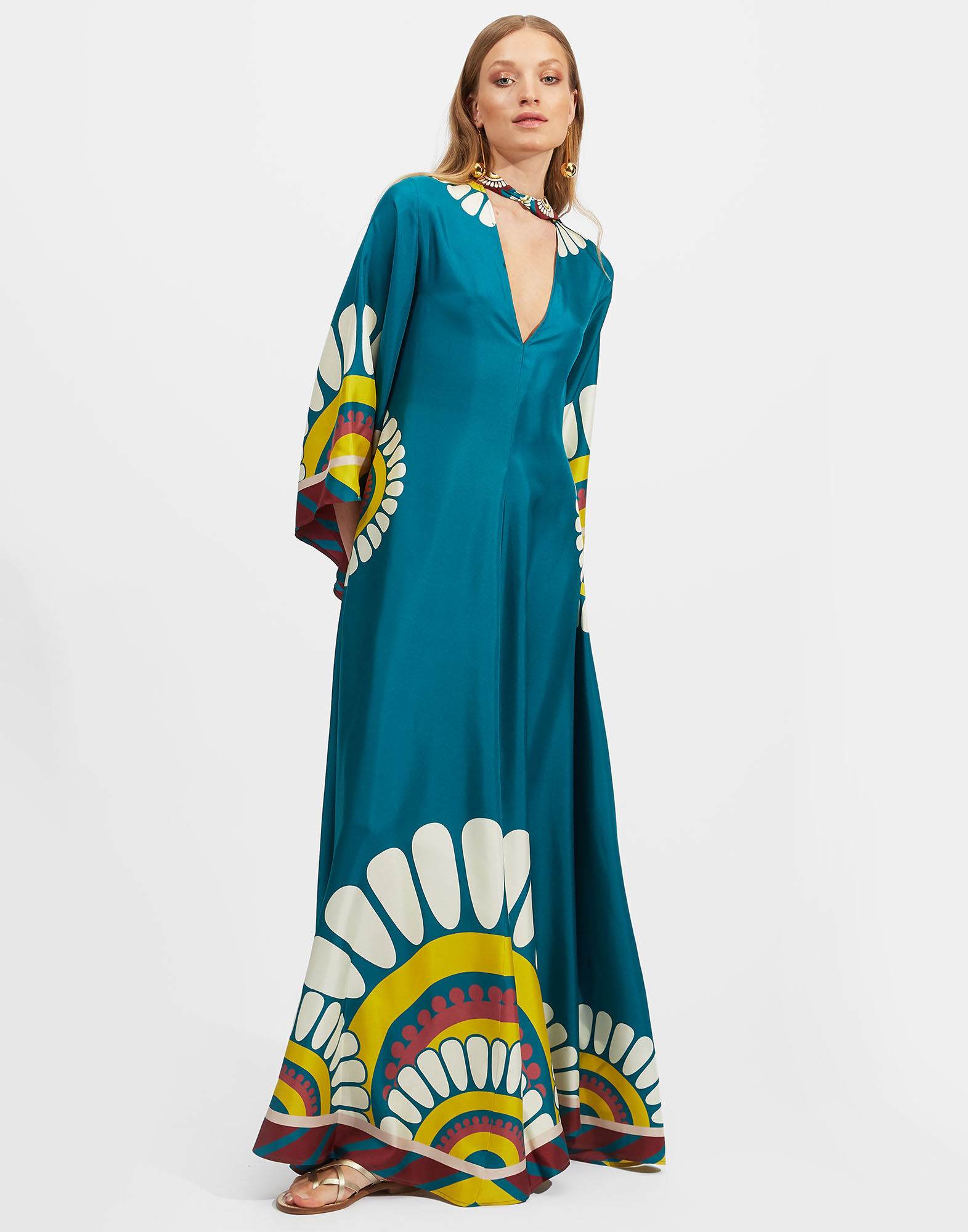 Magnifico Dress La DoubleJ: Blue Solar Placée Magnifico Dress La DoubleJ: Blue Solar Placée DRE0232SIL006