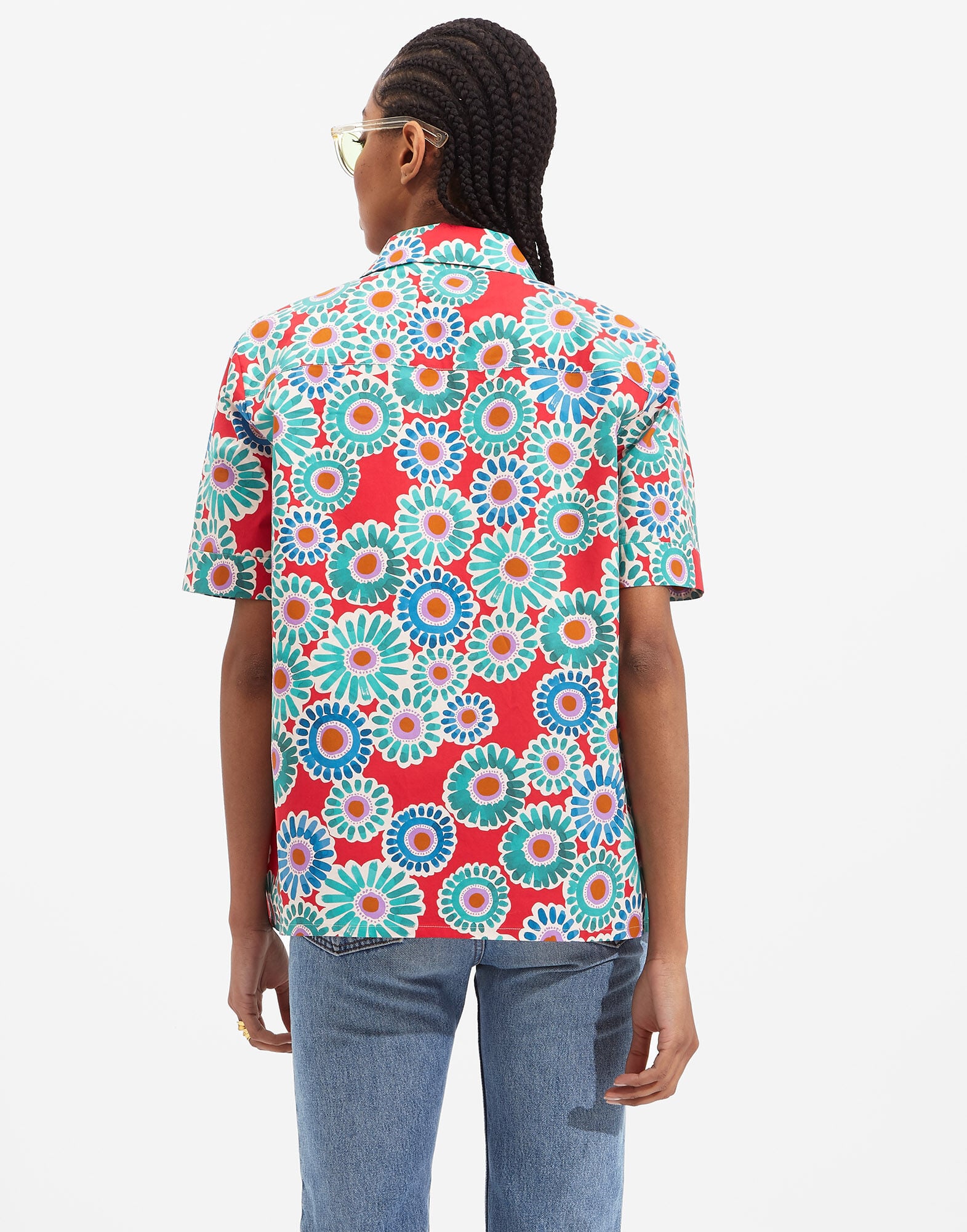 Clerk Shirt La DoubleJ: Crazy Daisy Clerk Shirt La DoubleJ: Crazy Daisy SHI0020COT020