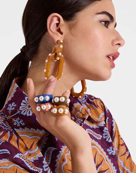 Nefertiti Ring La DoubleJ: Solid Royal Blue RIN0007POL007