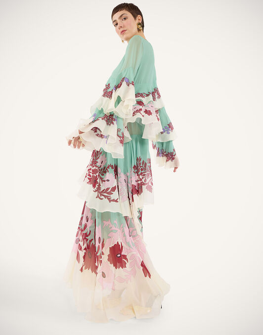 Naiad Dress La DoubleJ: Regalia Placée Menta Naiad Dress La DoubleJ: Regalia Placée Menta DRE0858SIL014