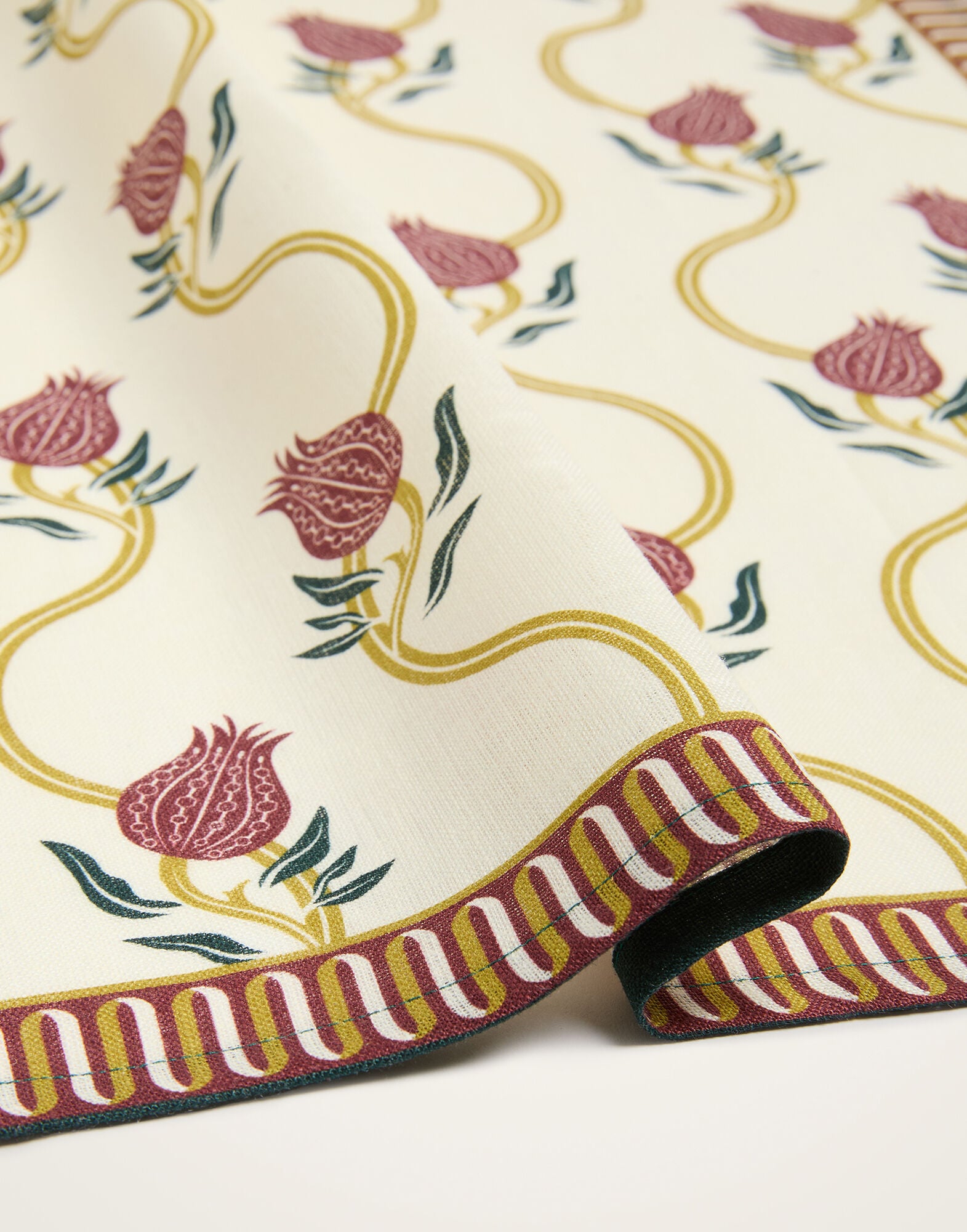 Large Napkins Set of 2 La DoubleJ: Melograno Placée Ivory NAP0017LIN015