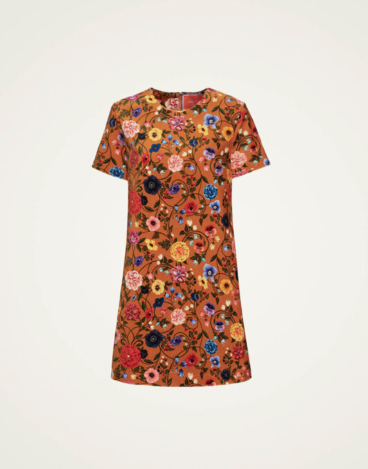 Mini Swing Dress La DoubleJ: Botticelli Rust Mini Swing Dress La DoubleJ: Botticelli Rust DRE0658VEL001