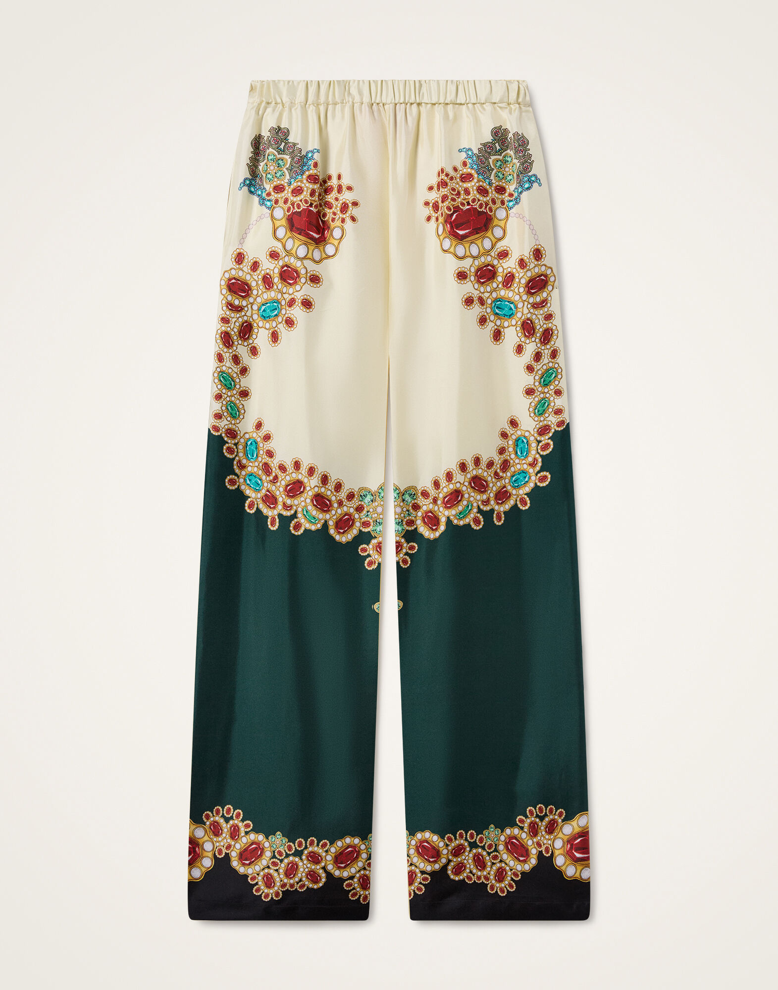Club Pants La DoubleJ: Gems Placée Dark Green TRO0210SIL001
