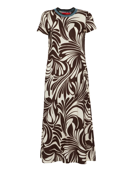 Sporty Swing Dress La DoubleJ: Watermarble DRE0247JER002