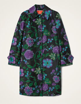 Precious Coat La DoubleJ: Botanical Black JAC0122JCQ144