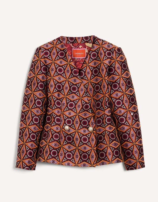 La Milanese Jacket La DoubleJ: Diamond Blue Petrol La Milanese Jacket La DoubleJ: Diamond Blue Petrol JAC0202JCQ142