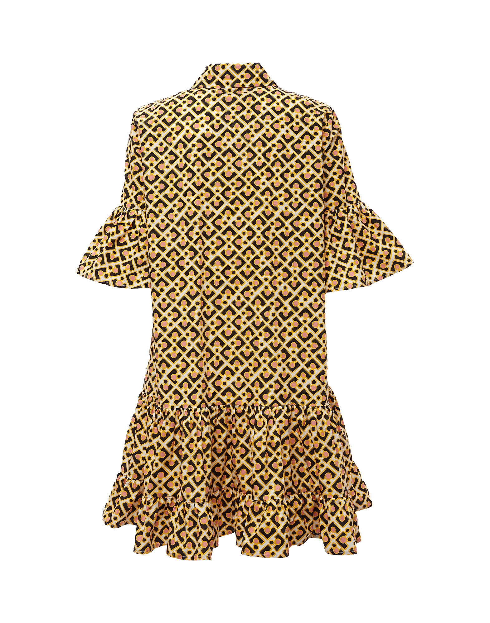 Choux Dress La DoubleJ: Puzzle Rosa Choux Dress La DoubleJ: Puzzle Rosa DRE0205COT015