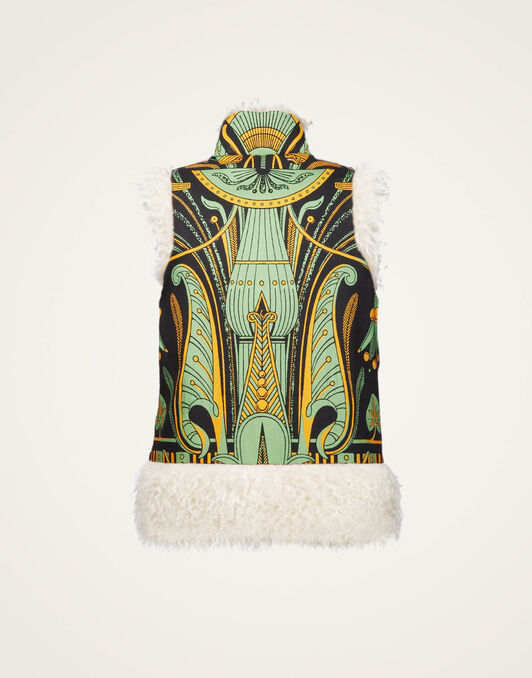 Sleeveless Folk Jacket La DoubleJ: The Nile Placée Black Sleeveless Folk Jacket La DoubleJ: The Nile Placée Black JAC0046FAI001