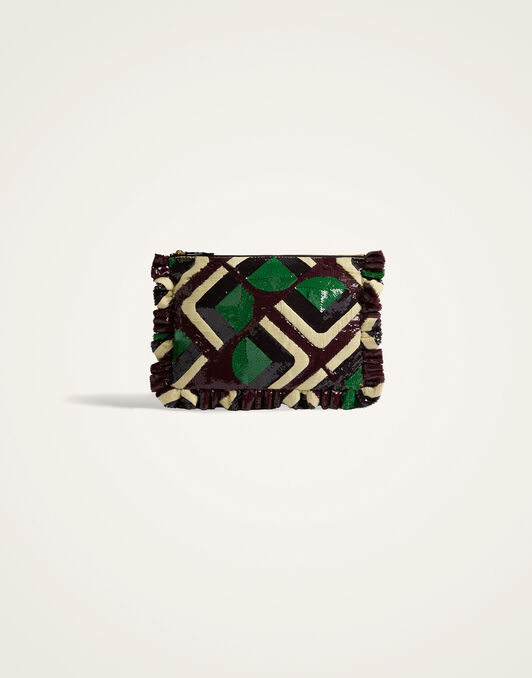 Hand Pochette La DoubleJ: Domino Military Green BAG0081PAI017
