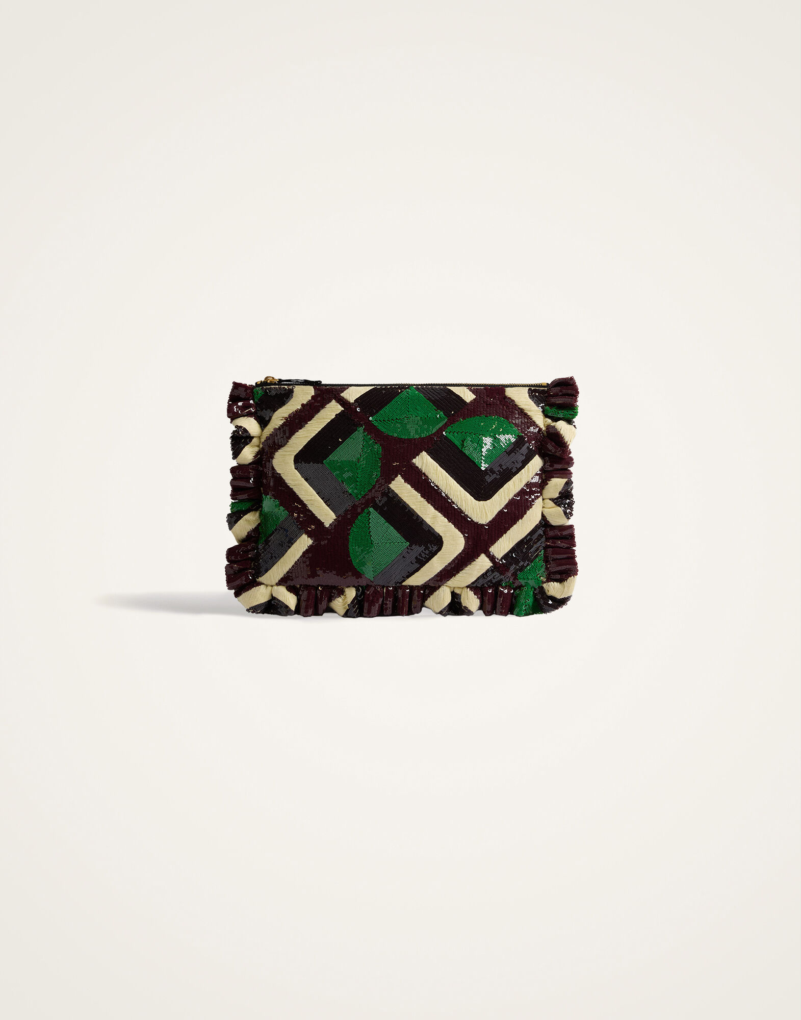 Hand Pochette La DoubleJ: Domino Military Green BAG0081PAI017