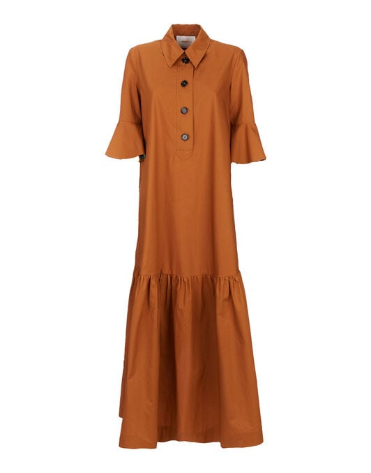 Artemis Dress La DoubleJ: Solid Camel Artemis Dress LaDoubleJ: Solid Camel DRE0201COT015