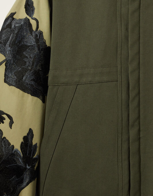 Janis Puffer La DoubleJ: Solid Camouflage Green Janis Puffer La DoubleJ: Solid Camouflage Green JAC0123COT065