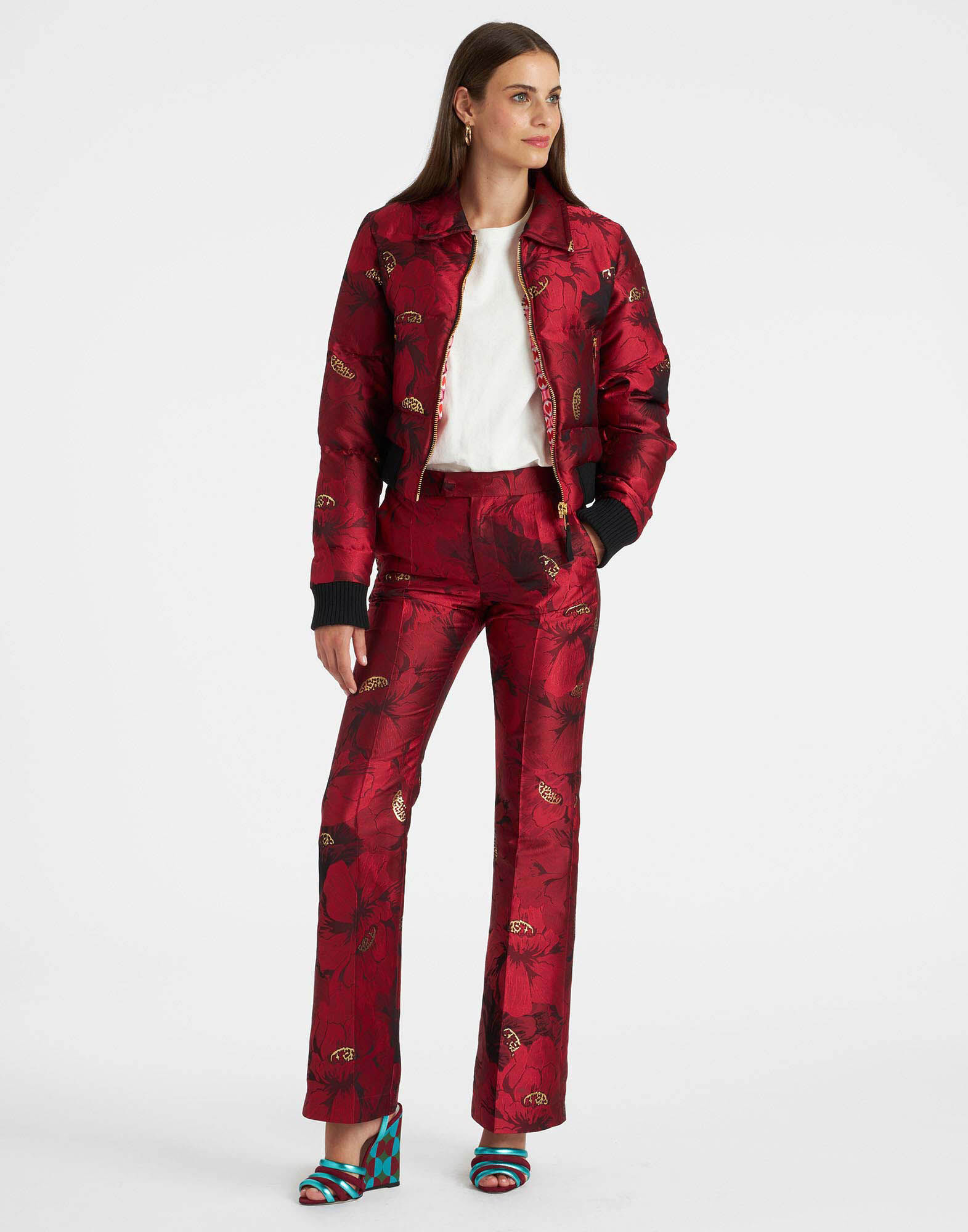 La Comasca Puffer Bomber La DoubleJ: Ruby Red La Comasca Puffer Bomber La DoubleJ: Ruby Red DOW0013JCQ062
