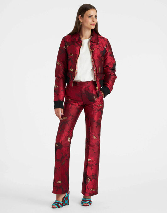 La Comasca Puffer Bomber La DoubleJ: Ruby Red La Comasca Puffer Bomber La DoubleJ: Ruby Red DOW0013JCQ062