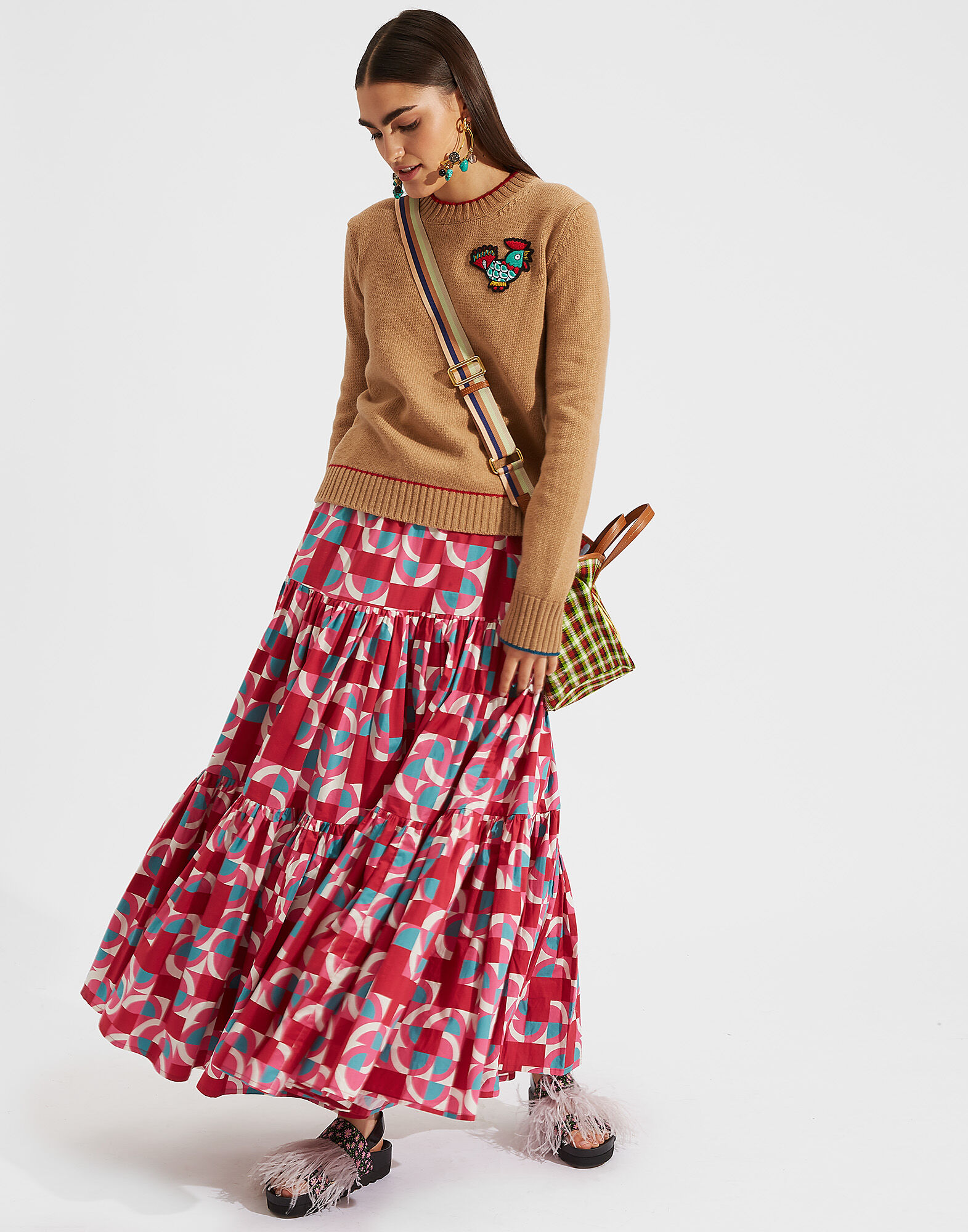 Big Skirt La DoubleJ: Mezza Luna Big Skirt LaDoubleJ: Mezza Luna SKI0001COT020