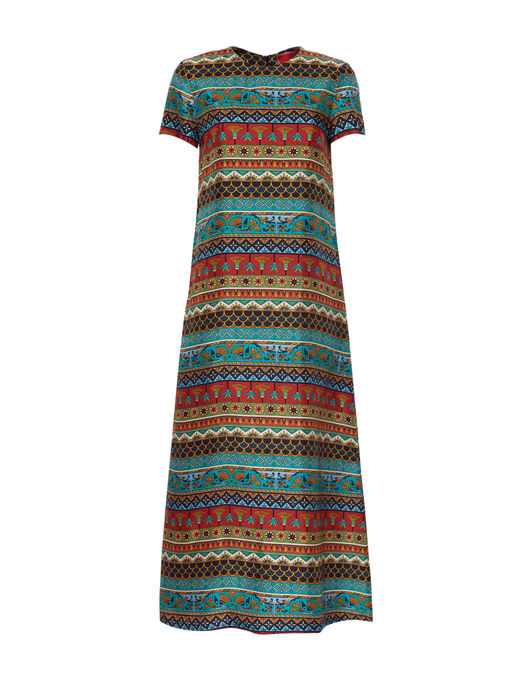 Swing Dress La DoubleJ: Giza Turquoise Swing Dress La DoubleJ: Giza Turquoise DRE0001SIL001