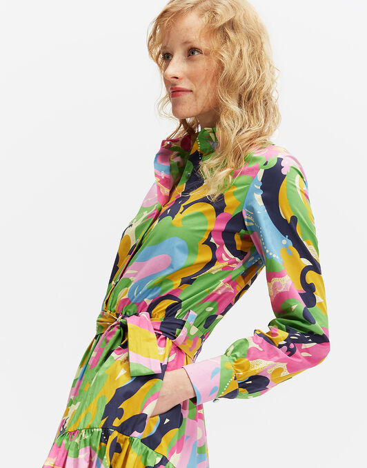 Bellini Dress La DoubleJ: Meraviglia Rosa Bellini Dress LaDoubleJ: Meraviglia Rosa DRE0016COT001