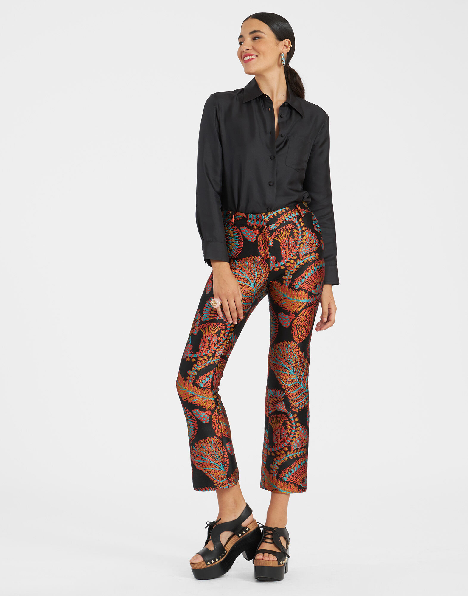 Boy Shirt La DoubleJ: Solid Black SHI0040SIL006