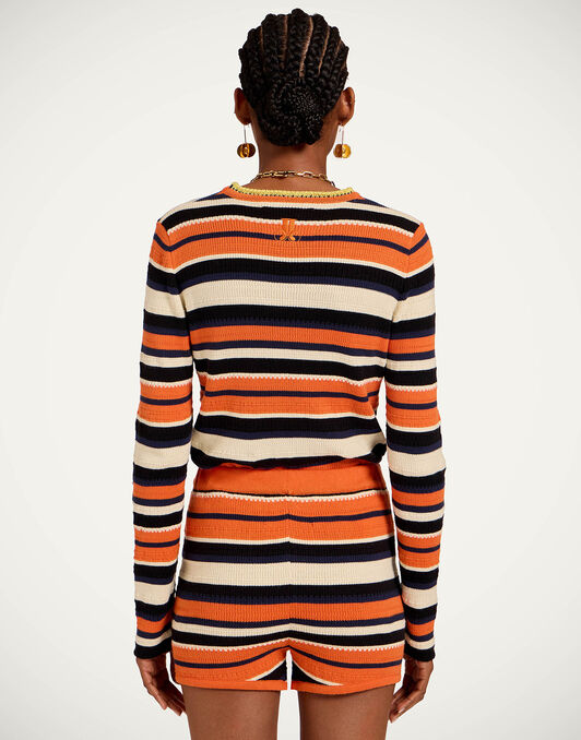 Veneziana Top La DoubleJ: Multicolor Orange Veneziana Top La DoubleJ: Multicolor Orange PUL0272KNI154