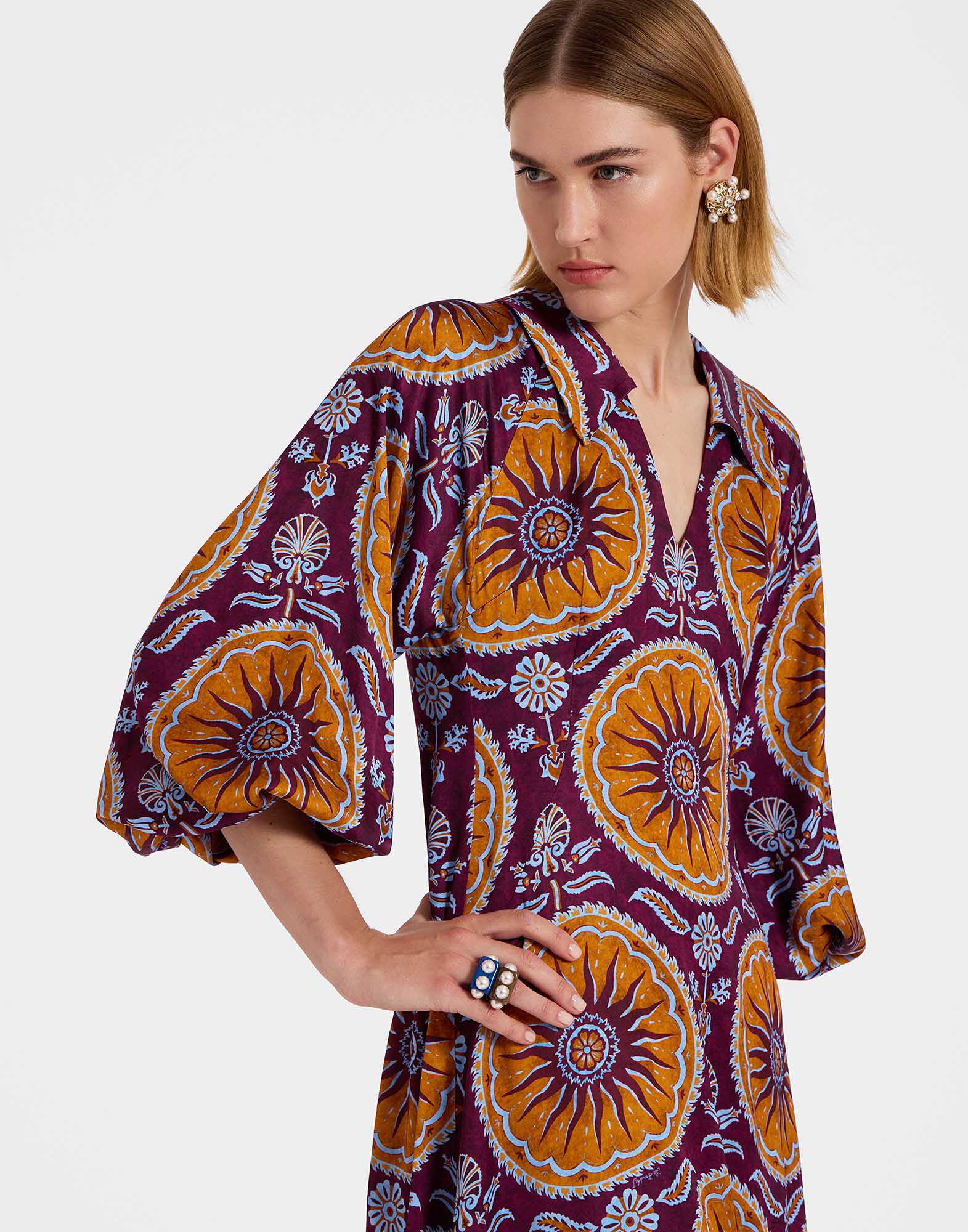 Diva Dress La DoubleJ: Sovereign Purple Diva Dress La DoubleJ: Sovereign Purple DRE0776VIS018
