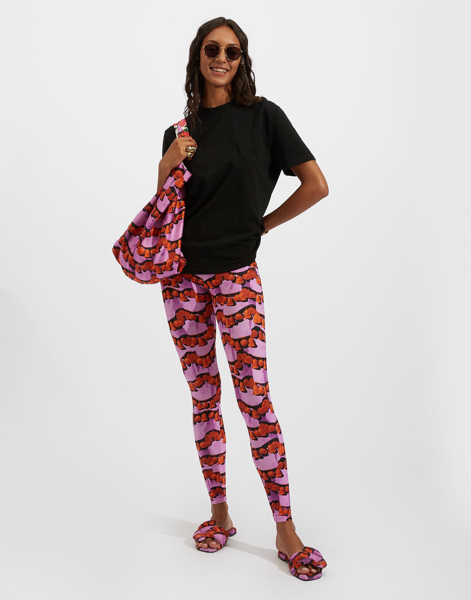 Leggings La DoubleJ: Liberace Ciclamino TRO0013JER005